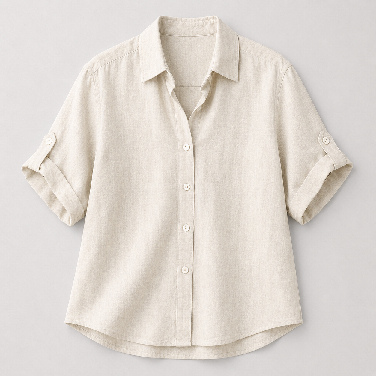 Casual Linen Summer set - Beige