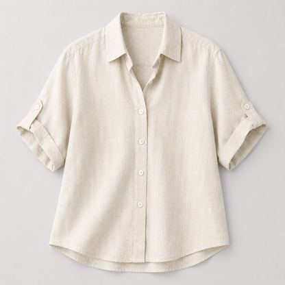 Casual Linen Summer set - Beige