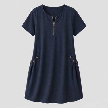 Everyday Summer Dress - Navy