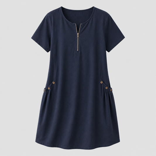 Everyday Summer Dress - Navy