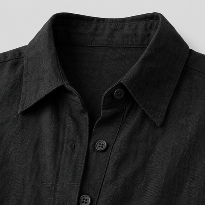 Casual Linen Summer set - Black