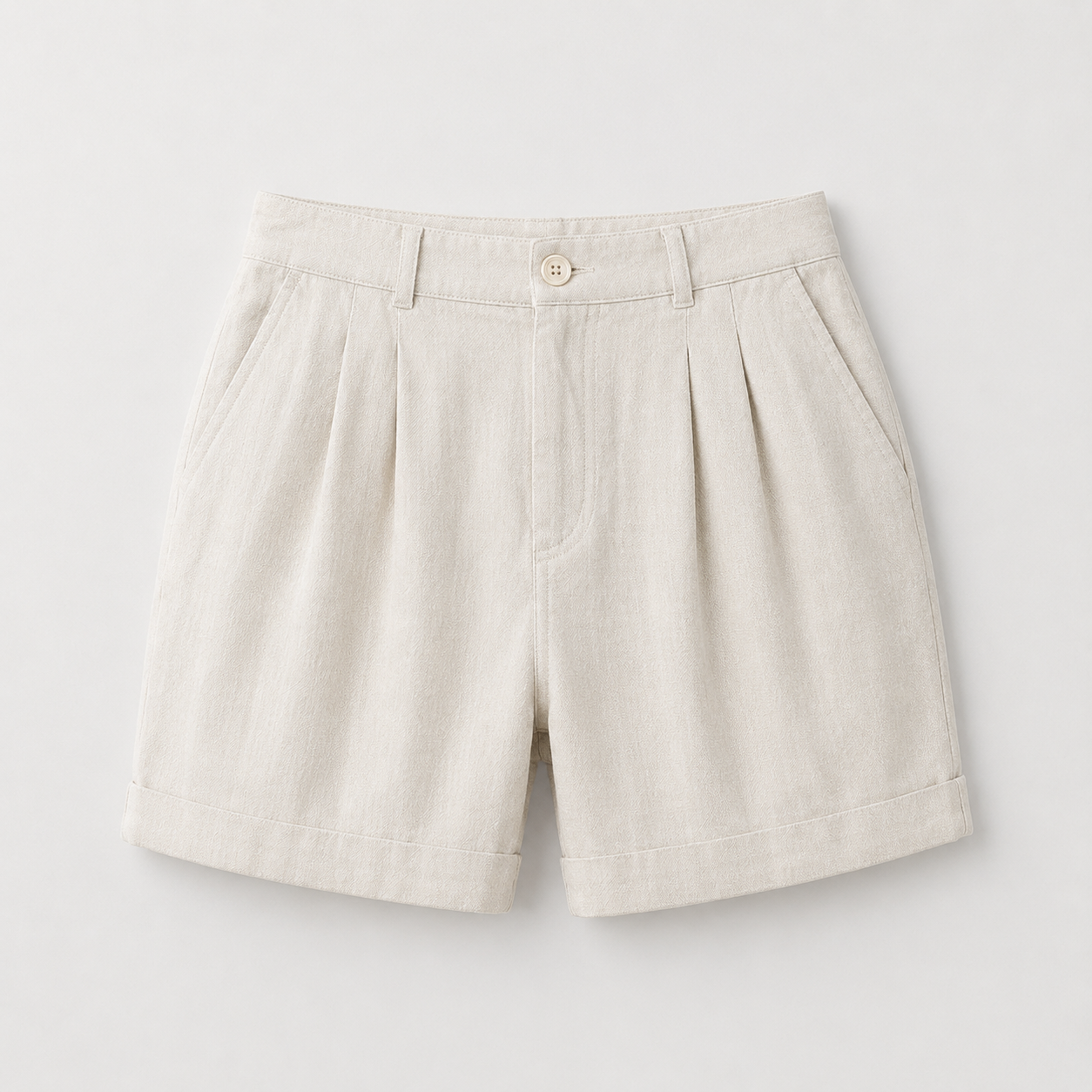 Casual Linen Summer set - Beige