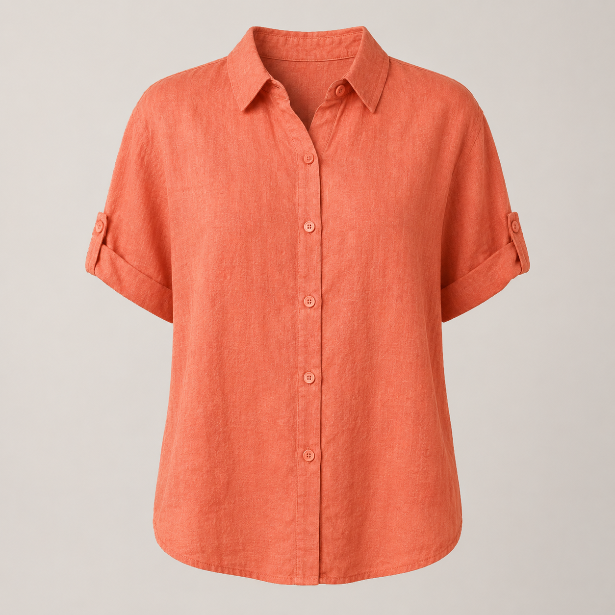 Casual Linen Summer set - Orange