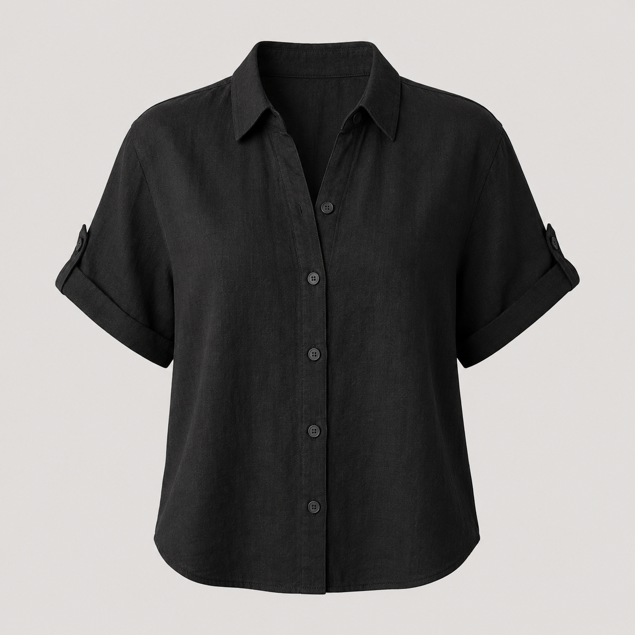 Casual Linen Summer set - Black