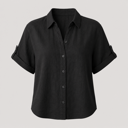 Casual Linen Summer set - Black