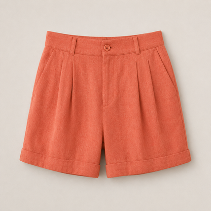 Casual Linen Summer set - Orange