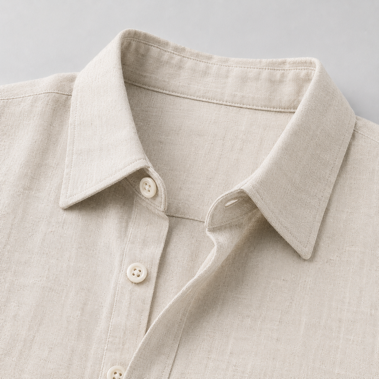 Casual Linen Summer set - Beige